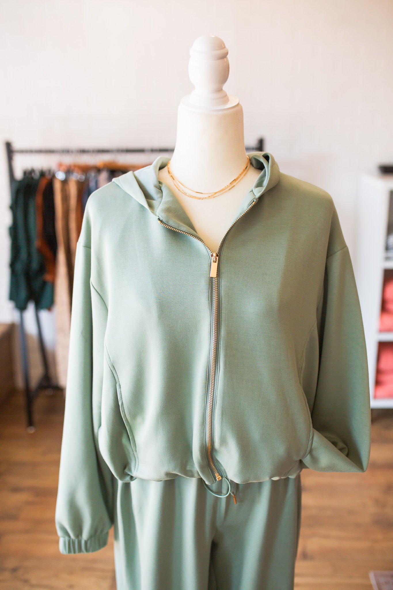 Sage Green/Black Set
