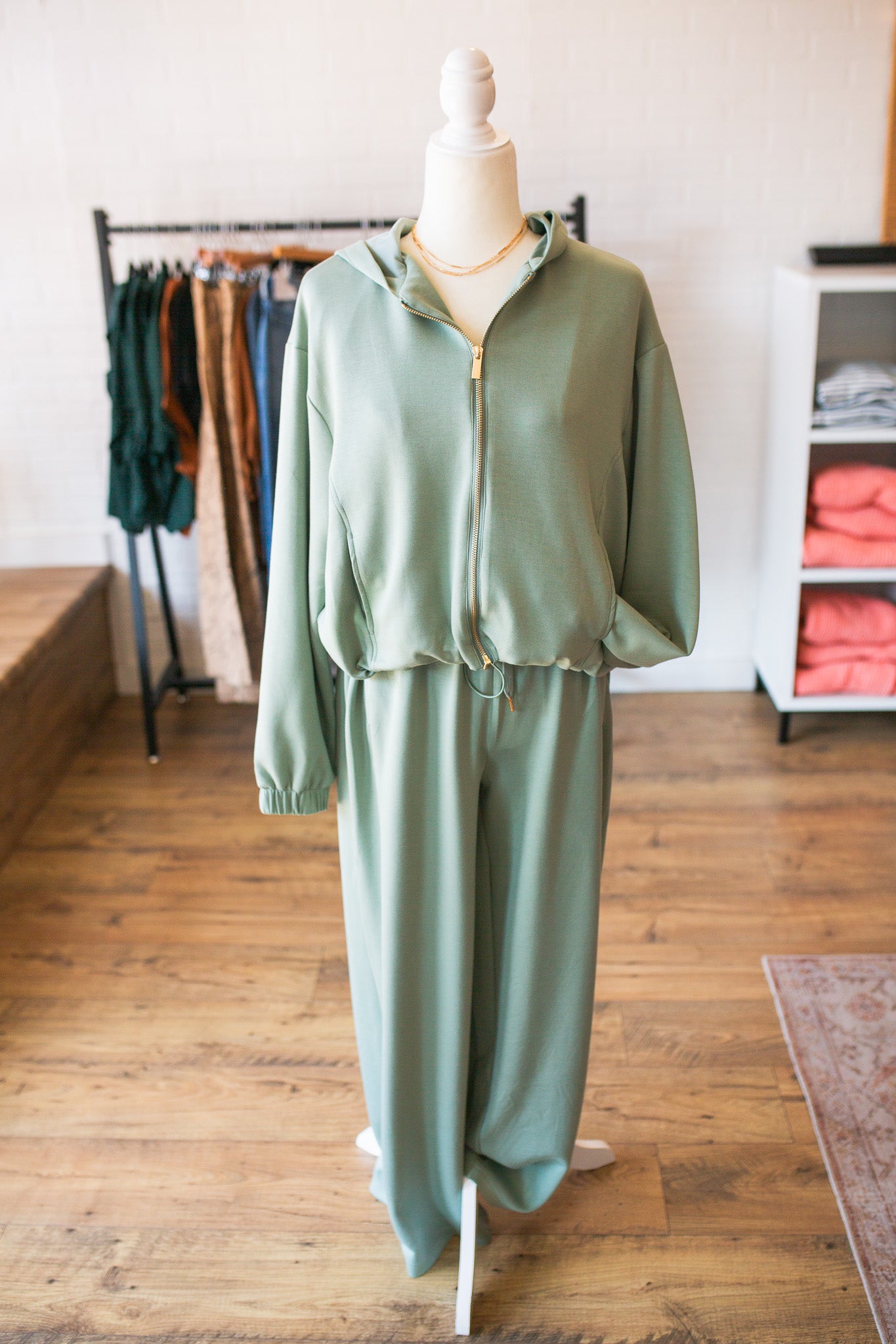 Sage Green/Black Set