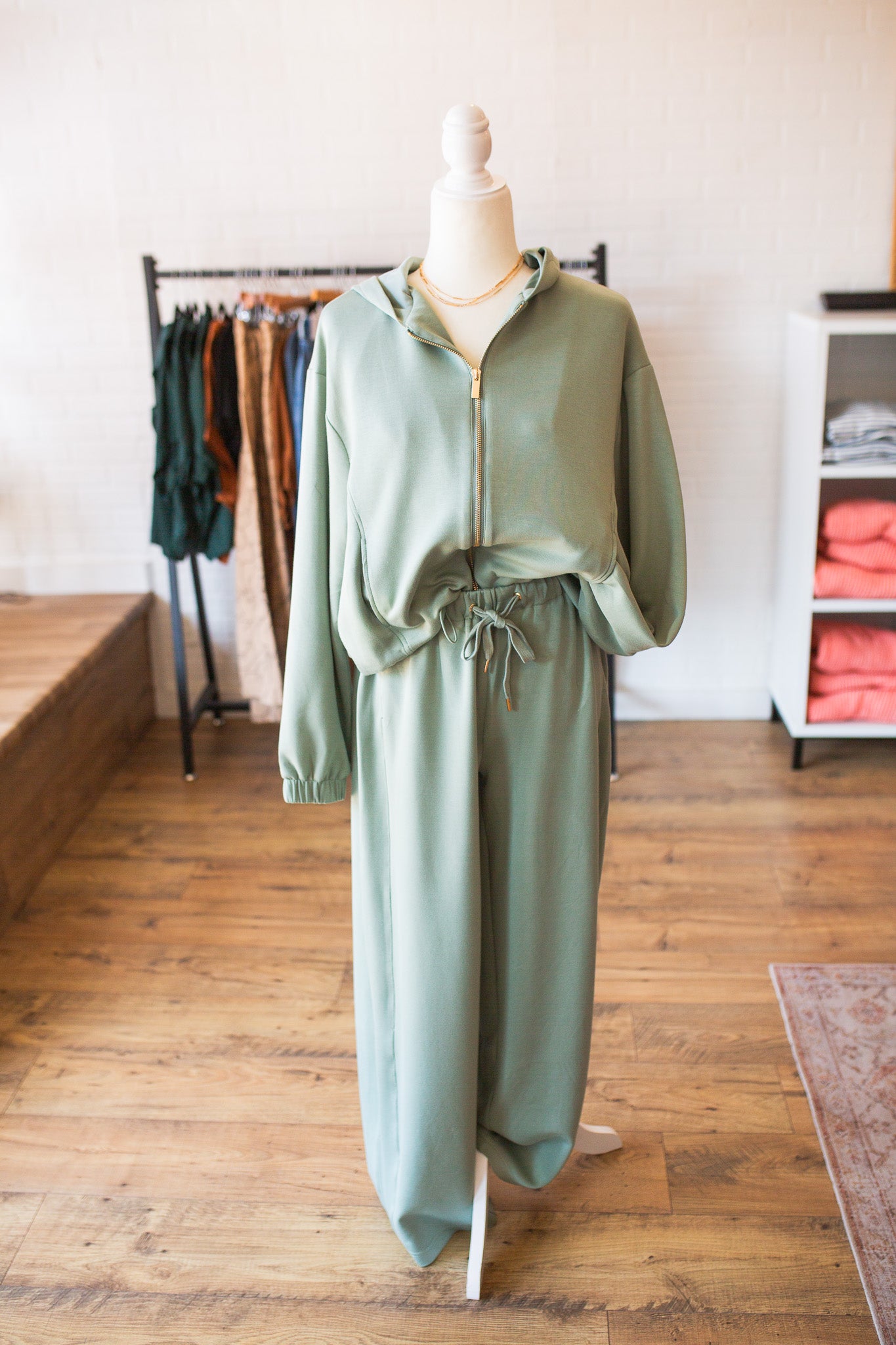 Sage Green/Black Set