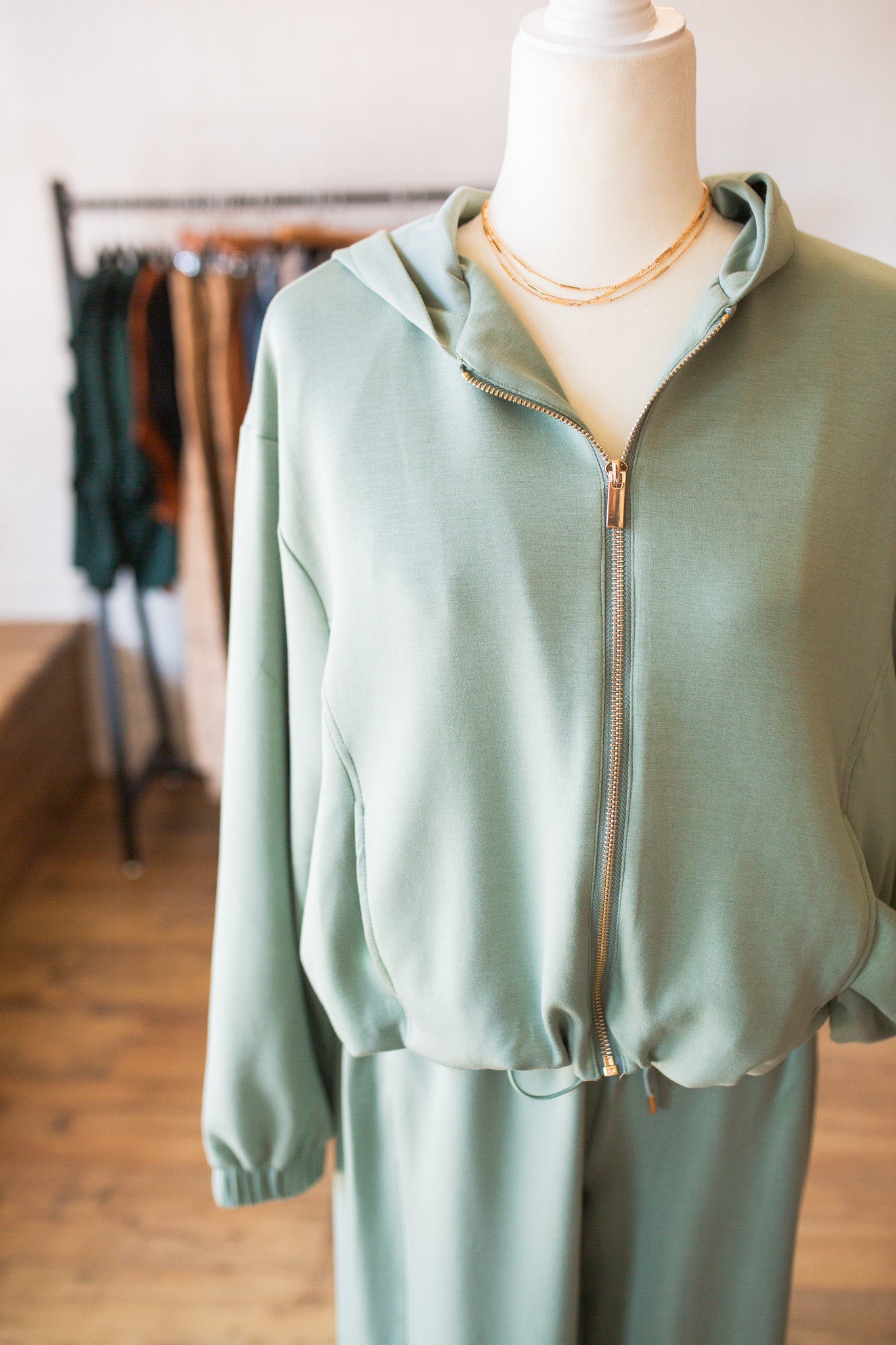 Sage Green/Black Set