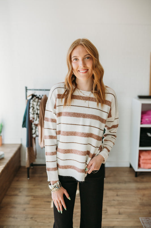Rusty Striped Sweater