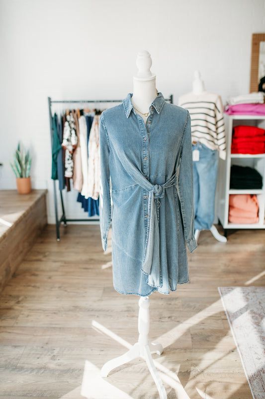 Tencel Tie Dress