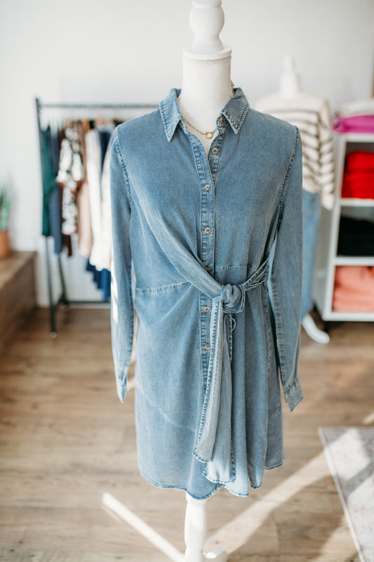 Tencel Tie Dress