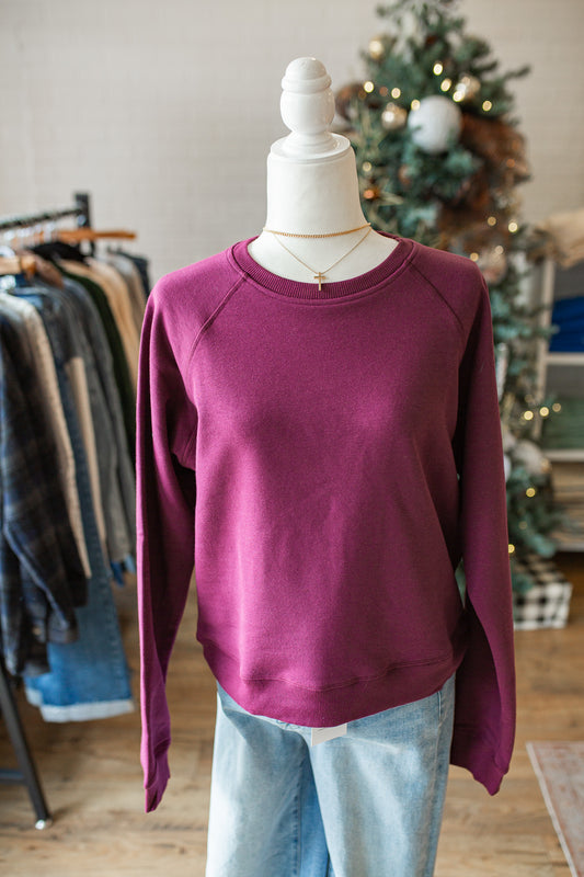 Dark Cherry Pullover