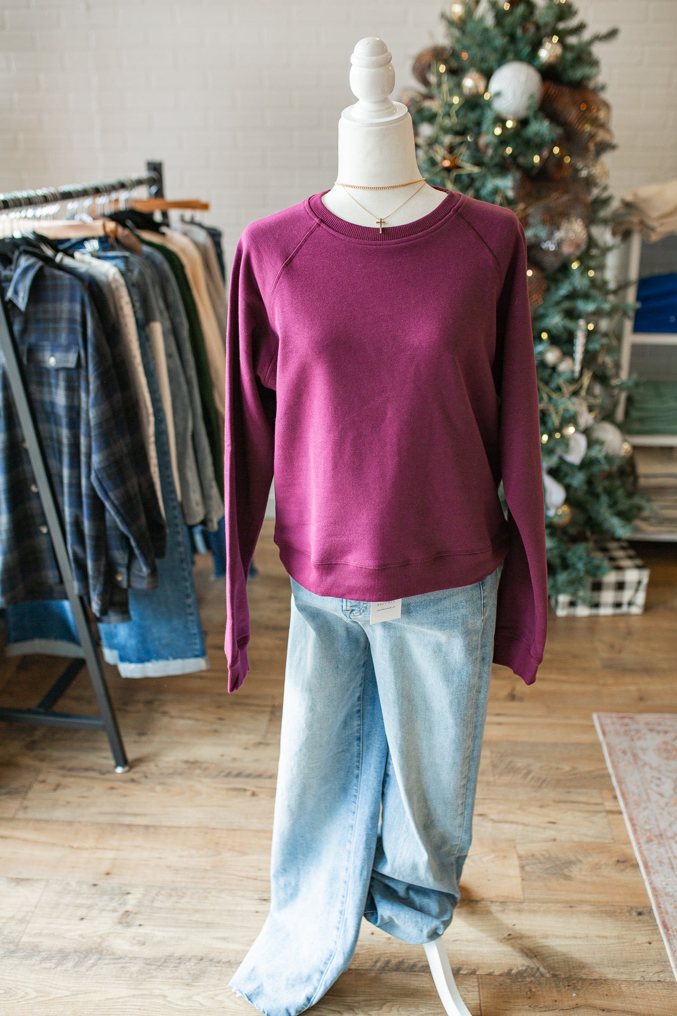 Dark Cherry Pullover