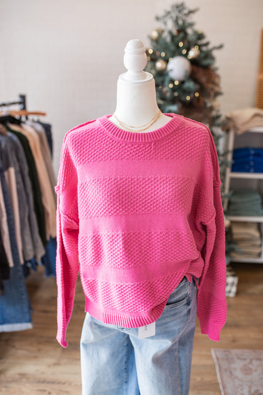 Punch Pink Sweater