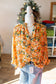 Persimmon Floral Blouse