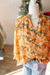 Persimmon Floral Blouse