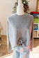 Grey/Taupe Mock Neck Sweater
