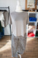 Grey Brown/Natural Ribbed Boxy Top