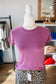 Orchid Garment Dyed Top