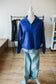 Royal Blue Half-Zip Sweater