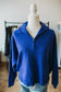 Royal Blue Half-Zip Sweater