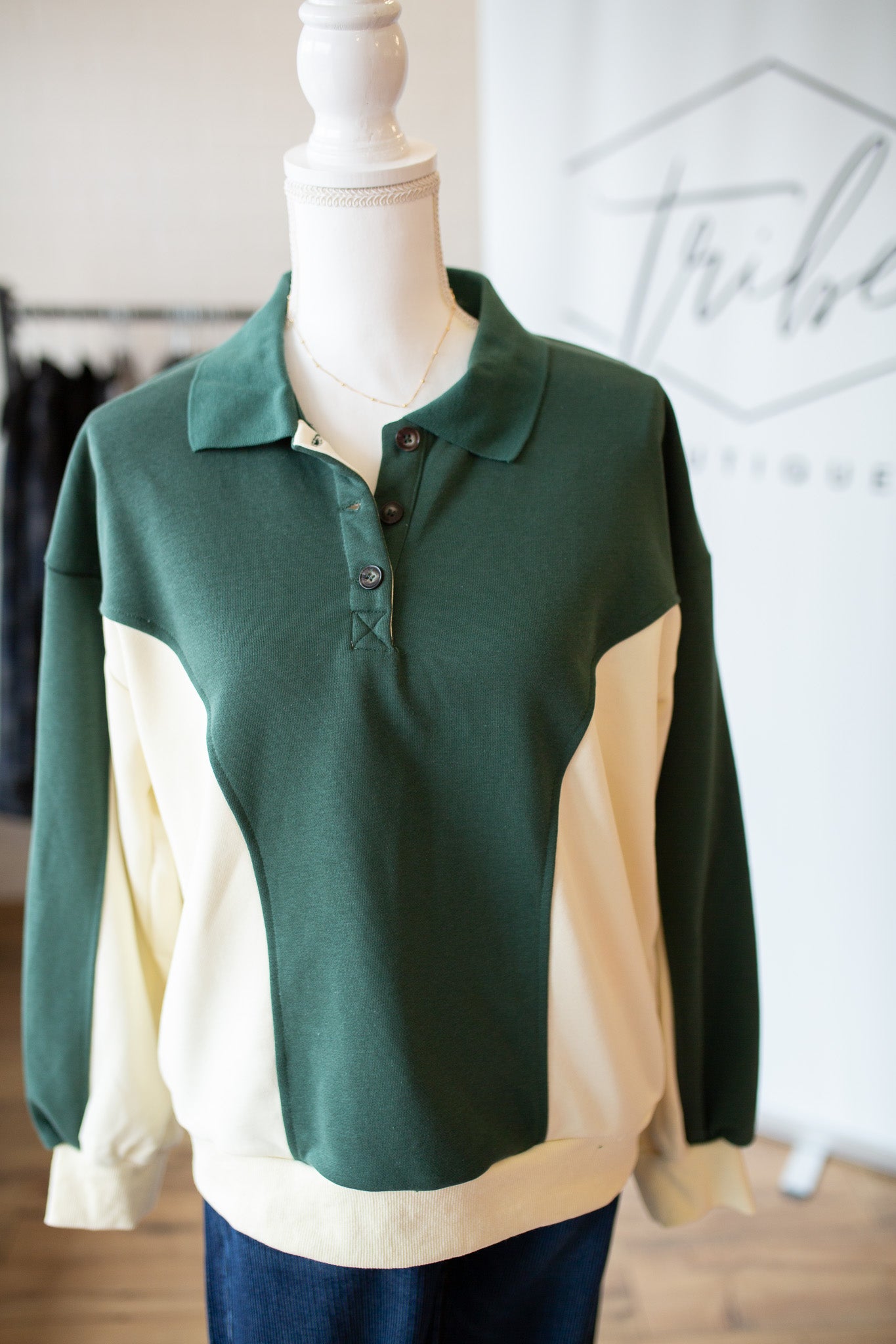 Hunter-Cream Pullover