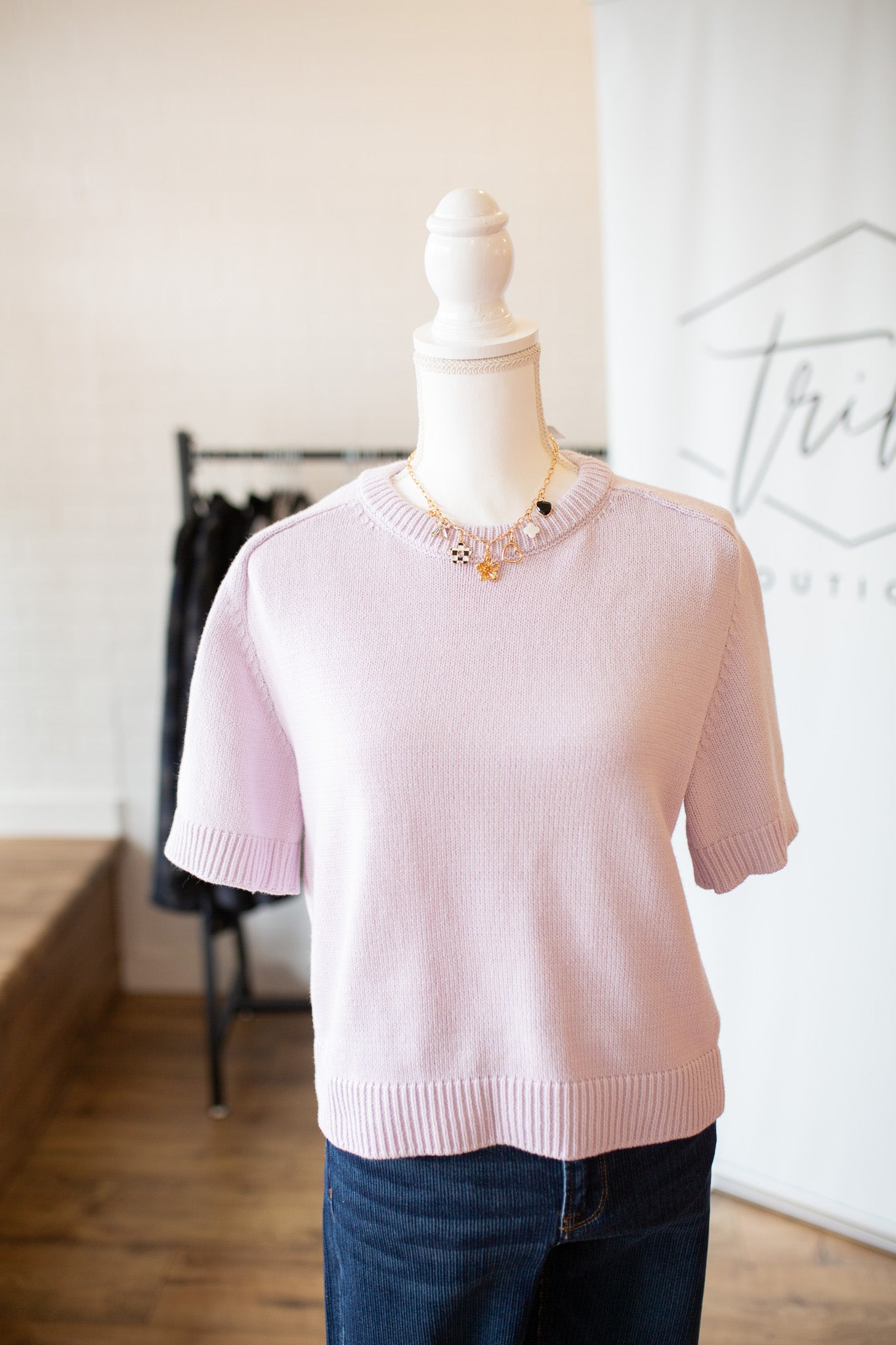 Lavender Year Round Sweater Top