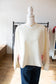 Off White Gingham Bow Pullover