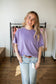 Purple/Black Pigment Dyed Crew