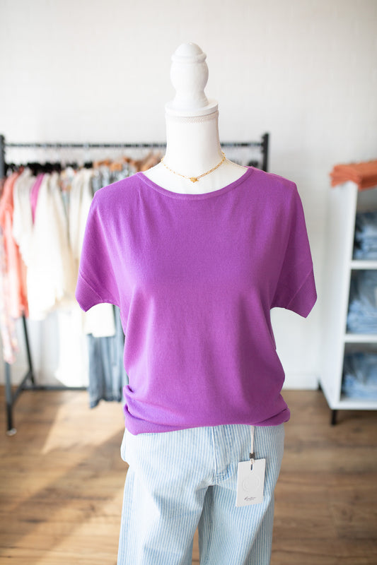 Orchid/Royal Blue Everyday Sweater