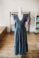 Flutter Sleeve Chambray Dress