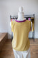 Mustard Color Contrast Tank