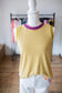 Mustard Color Contrast Tank