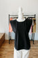Classic Black Cap Sleeve Top