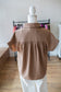 Camel Collared Shirt