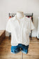 White Collared Button Down