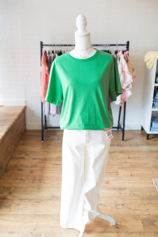 Green Basic Tee