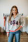 USA Half Zip Sweatshirt