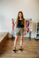 Leopard Scalloped Shorts
