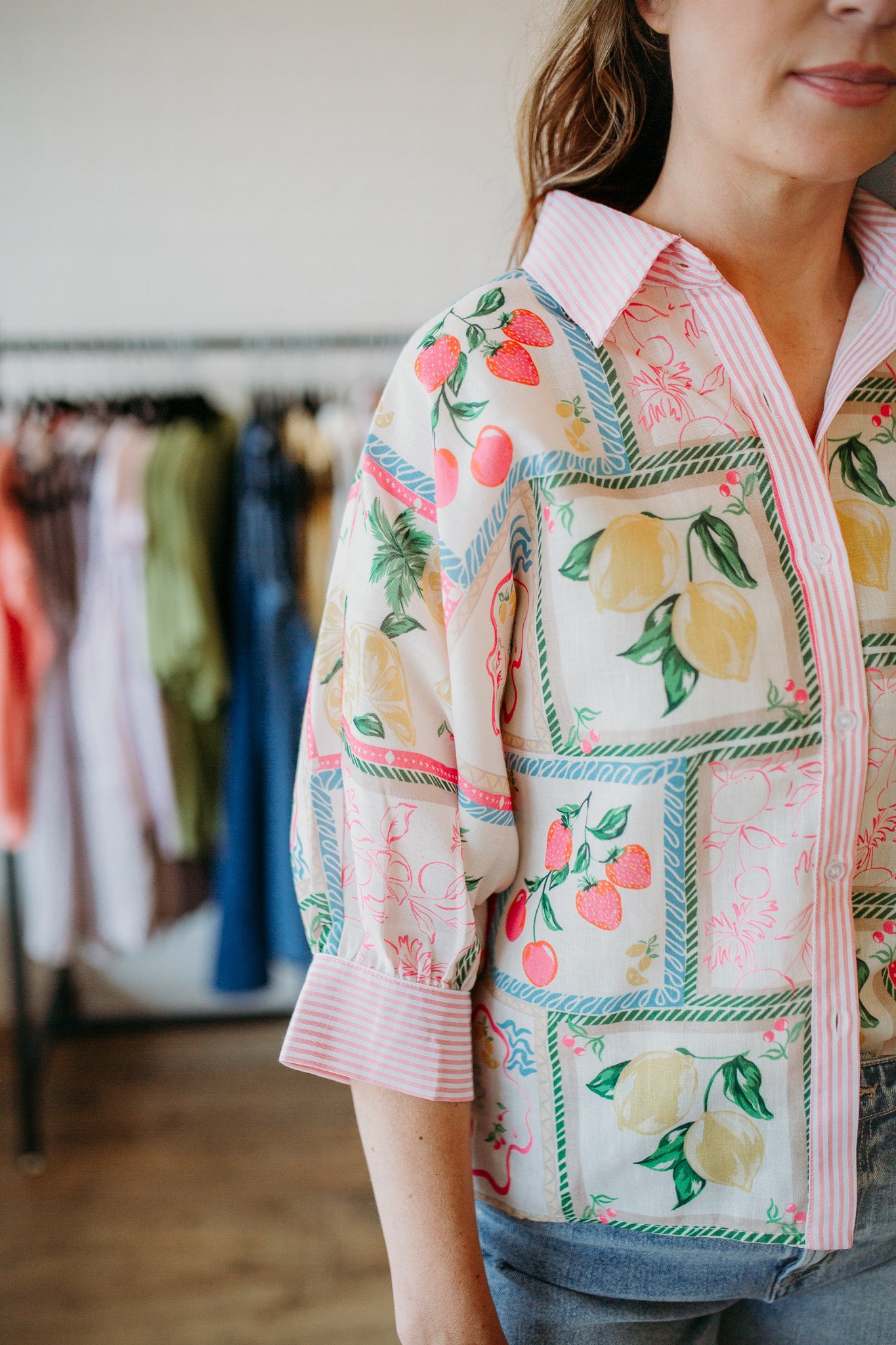 Fruit Printed Top