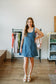 Lt Denim Zip Dress