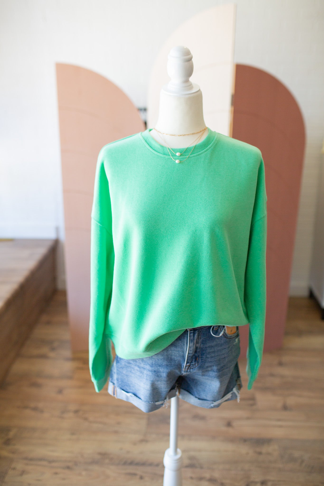 Spring Green Pullover