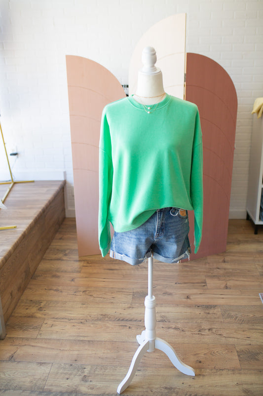 Spring Green Pullover