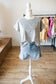 Grey/Cocoa Washed Tee