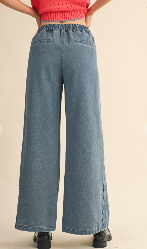Scalloped Edge Denim