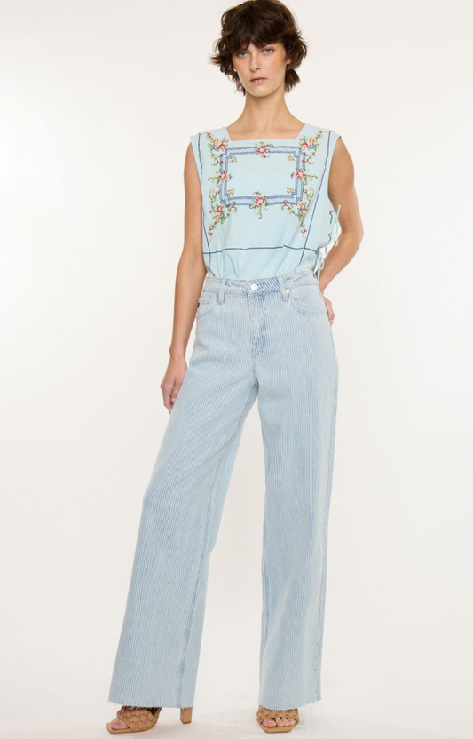 Striped Wide Leg Kancan