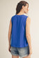 Smocked Edge Tank Hunter/Royal