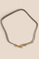 Triangle Buckle Leather Belt