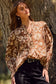Sheer Floral Printed Blouse